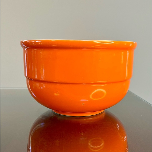 Waechtersbach Orange 6 Inch Serving Bowl Vintage 1970s Excellent - Picture 5 of 12